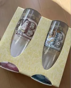 美女と野獣　ディズニーグラス2個セット新品未使用