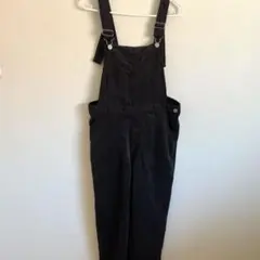 emsexcite コーデュロイ生地サロペット　チャコールグレー　フリーサイズ