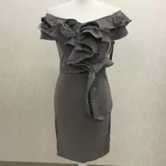 【ラスト一着】　キャバドレス　Lサイズ　グレー　93270 定価10800円