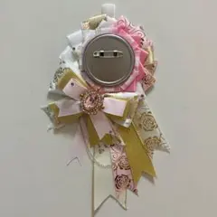 ロゼット 痛ロゼット ピンク 金