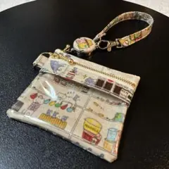☆ スマートキーケース ダブルファスナー キャスキッドソン生地