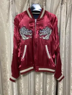 チンチロ 粗品 四兄弟 スカジャン XL カラー赤 - メルカリ