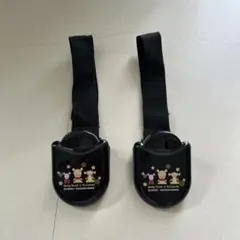 ブランケットクリップ　ベビーカー　ディズニー　プーさん　ブラックのサムネイル