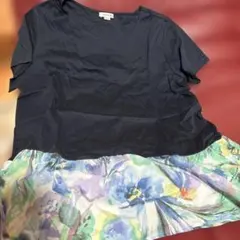 ensuite 半袖チュニック M 花柄