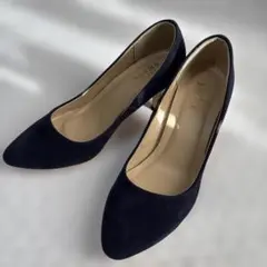 BEAMS HEART ネイビー ハイヒール