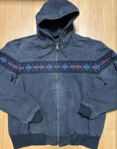 カーハート アクティブジャケットサウスウエスト ネイティブ XXL 星タグ 90's Carhartt Southwest Active Jacket USA製 90年代 カーハート
