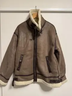 selectMOCA ムートンボアジャケット ブラウン