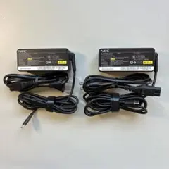 USB Type-C NEC ACアダプター2セット売り　ADP011 45W