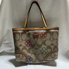 COACH 花柄トートバッグ