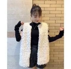 INGNI ファーベスト アイボリー ホワイト