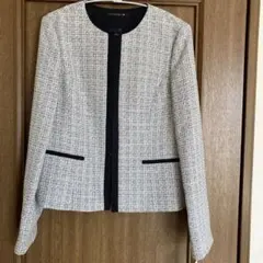 未使用品　東京ソワール　ココラッシーレディース　ノーカラージャケット　9号