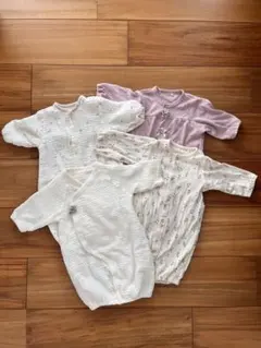 赤ちゃん用ロンパースセット 4点　肌着2点まとめ売り