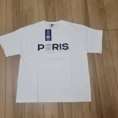 【M】PARIS SAINT-GERMAIN Tシャツ ホワイト ロゴ