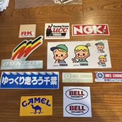 ★新品未使用★バイク関連ステッカーセット デカール 当時物
