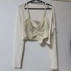 カーディガンビスチェ セット！