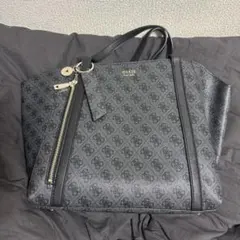 GUESS トートバッグ モノグラム ブラック