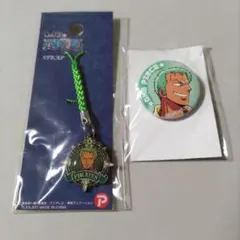 ワンピース ゾロ ストラップ＆缶バッチセット♪