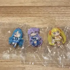 ハートキャッチプリキュア　フィギュアコレクション　ガチャガチャ　3点セット