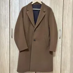 ブラウン チェスターコート 2ボタン　アウター