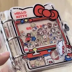 シャカシャカシール帳　バインダー　アクリル　　キティ