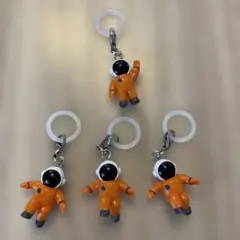 めじるしアクセサリー　宇宙飛行士　4体セット