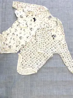 ⭐️プチバトー肌着⭐️3枚セット⭐️ロンパース⭐️18m