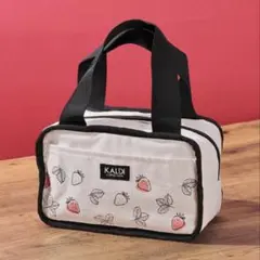 2026 KALDI いちご柄 保冷バッグ 新品未開封
