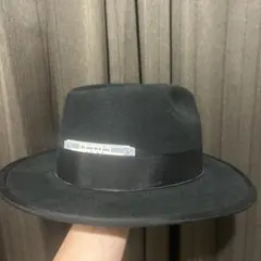 THE H.W. DOG & CO ウールハット ブラック ワイドブリム 38 - メルカリ
