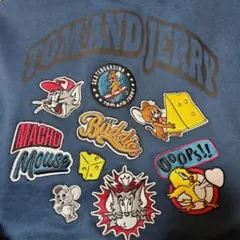 【TOM AND JERRY】 刺繍 ワッペン　スウェット トレーナー　XLのサムネイル