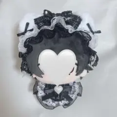 ぬい服 ヘッドドレス スタイ ちびぐるみ 黒 ツイード