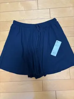 GU リブイージーショートパンツ ブラック M