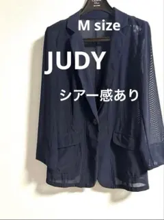 ジュディ きちんと感あり テーラード きれいめ シアー ジャケットのサムネイル