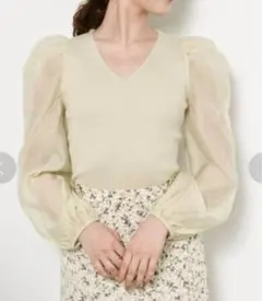 【本日限定最終値下げ】正規品スナイデル♡パフスリリブニットプルオーバー　ミント