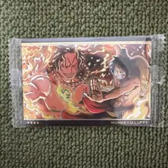 ONE PIECE ウエハースカード ルフィvsルッチシークレット - メルカリ