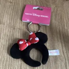ミニー　カチューシャ　キーホルダー未使用タグ付き