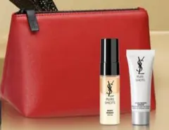 新品未開封♡サンローラン♡ノベルティ♡レッド ポーチ化粧品セット