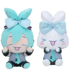 初音ミク ぬいぐるみ 初音ミク×シナモロール M セット シナモンロール