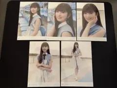 乃木坂46 小川彩 個別生写真 思い出が止まらなくなる アンダー 5種