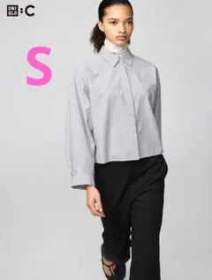 コットンコクーンシャツ ストライプ Sサイズ 479678