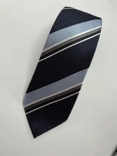新品　ネクタイ　ワンタッチ　　シルク　フレシャーズ　ストライプ