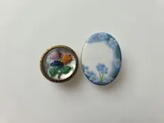 母の日現品！フランスアンティーク風金具に手染めレース豪華タッセル2