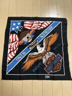 ヴィンテージ　バンダナ　ハーレーダビッドソン　Harley-Davidson