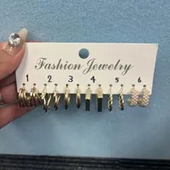 ゴールドピアスセット 3つ　500円