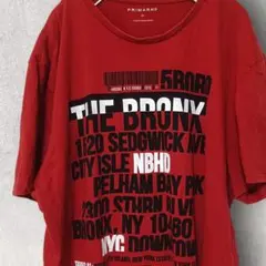 PRIMARK 古着 オーバーサイズ プリント レッド 2XL Cのサムネイル