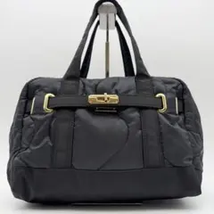 【別注】シータパランティカ キルティング ボストンバッグ ハンド 黒