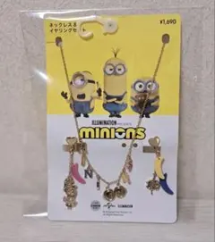★新品未使用【ミニオンズ ネックレス・イヤリングセット】minions★