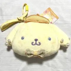 日本限定　ポムポムプリン　プリンくん　ゆめふわおもてなしプラがまぐち　ショルダー