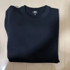 UNIQLO ウォッシャブルミラノリブセーター 紺