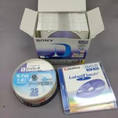 DVD-R データ用　36枚　新品　SONY・FUJIFILM・LIFE