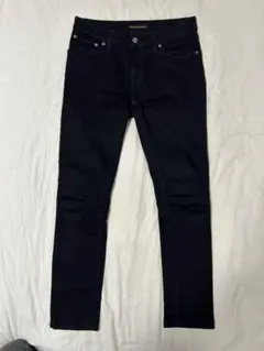 Nudie Jeans Co ブラックデニム W29/L30 スリム 美品